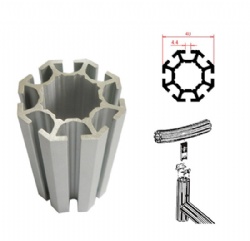 8-way upright extrsion of big hole